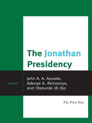 cover image of The Jonathan Presidency